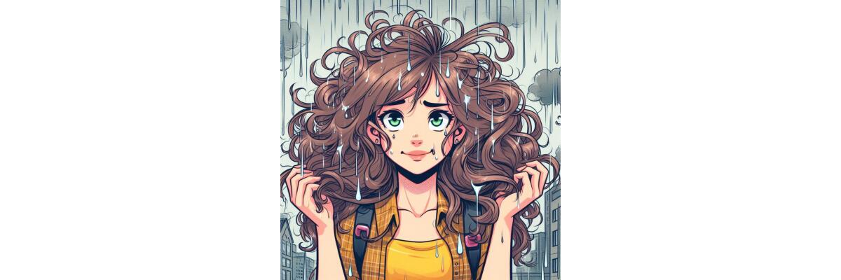 Krauses Haar bei feuchtem Wetter - Krauses Haar bei feuchtem Wetter