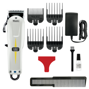 Wahl Super Taper Cordless weiss Prof Hairclipper