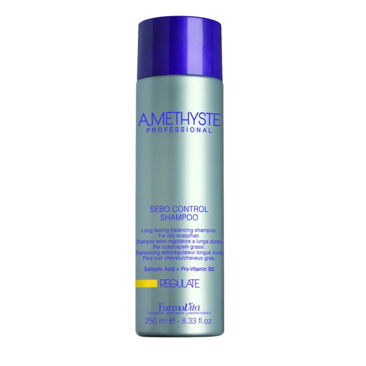 Farmavita Amethyste Regulate Sebo Control Shampoo 250ml gegen fettiges Haar