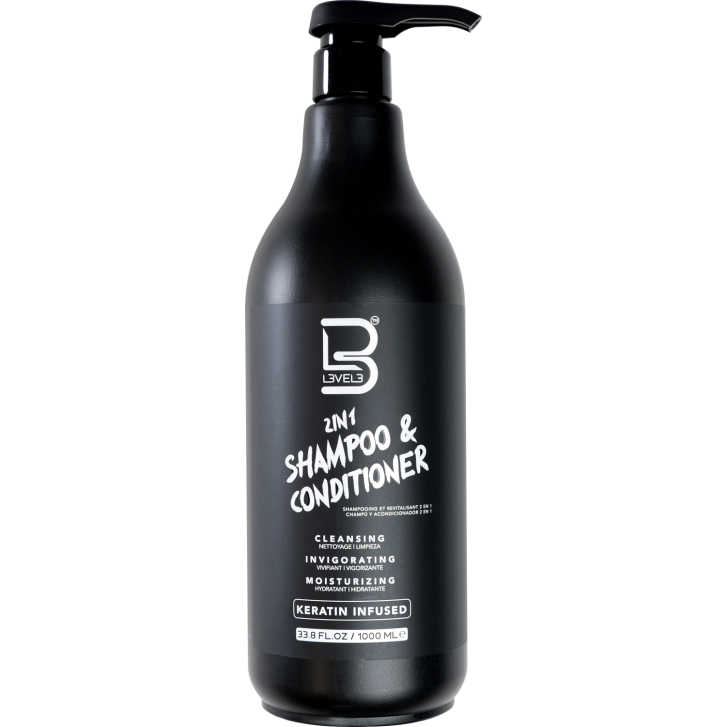 Level 3 2-in-1 Shampoo & Conditioner für den Mann 1000ml