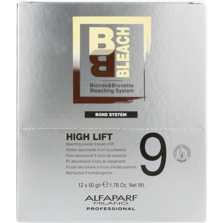 Alfaparf Milano BB Bleach High Lift 9 Tones Sachets 12x50 g BOND SYSTEM