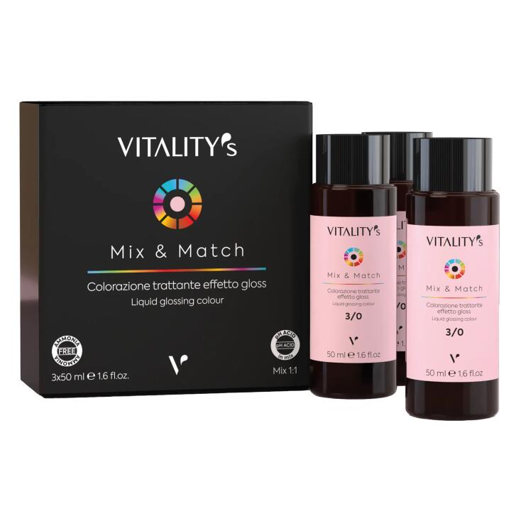 Vitalitys Mix & Match 7/1 Ash Blond 3x50ml